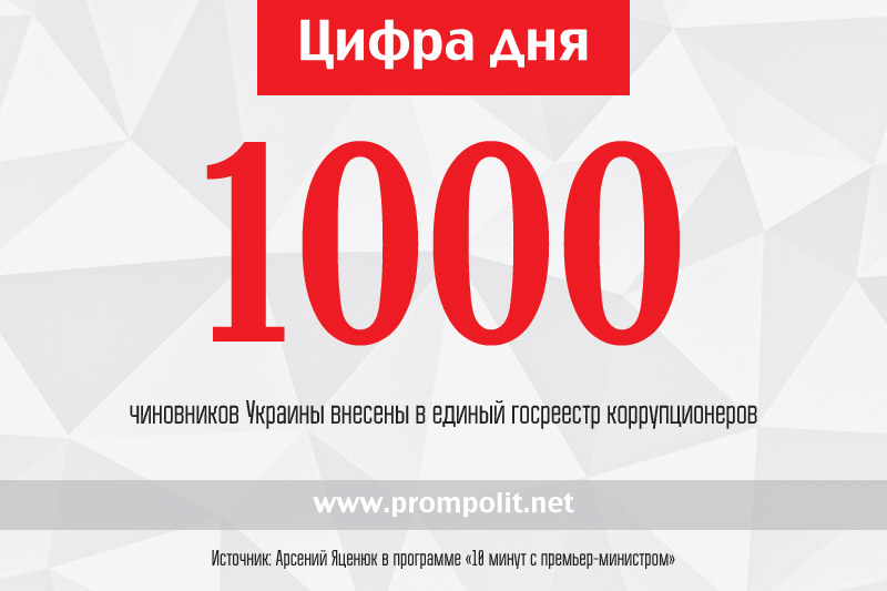 Цифра дня: 1000