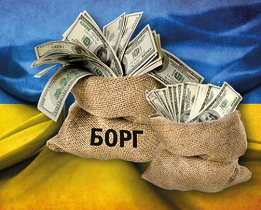 Загальна сума державного боргу України зросла до $65,2 млрд