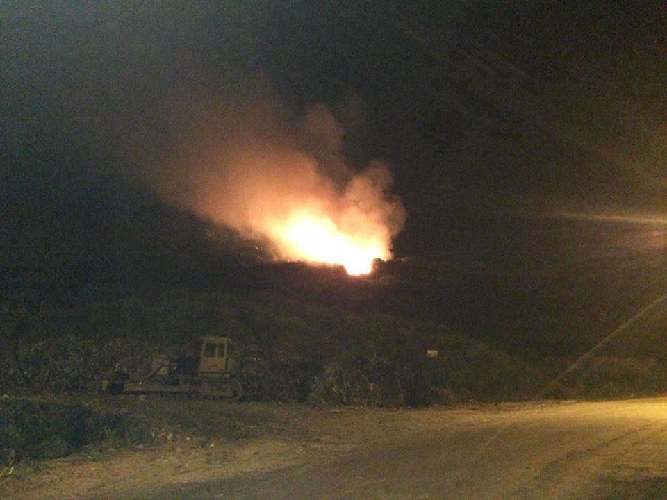 Поблизу Львова знову загорілося Грибовицьке сміттєзвалище