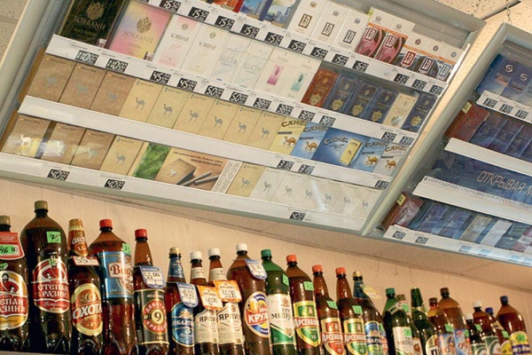 В Украине выросли цены на алкоголь и сигареты