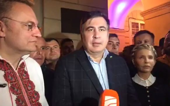 Михаил Саакашвили вернулся в Украину