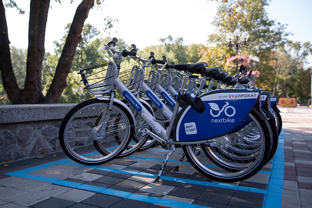 В Киеве начала работу система велопроката «Bike sharing»