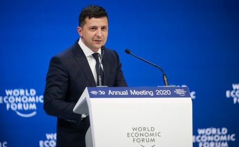 Україні замало від світу стурбованості і занепокоєння – Зеленський у Давосі про Крим і Донбас