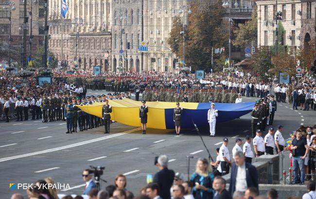Відбувся парад військ до Дня незалежності України