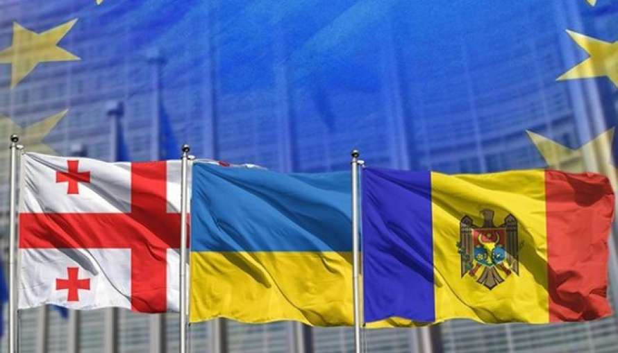 Государства «Ассоциированного трио» решимы относительно членства в ЕС. Лидеры Грузии, Молдовы и Украины сделали заявление