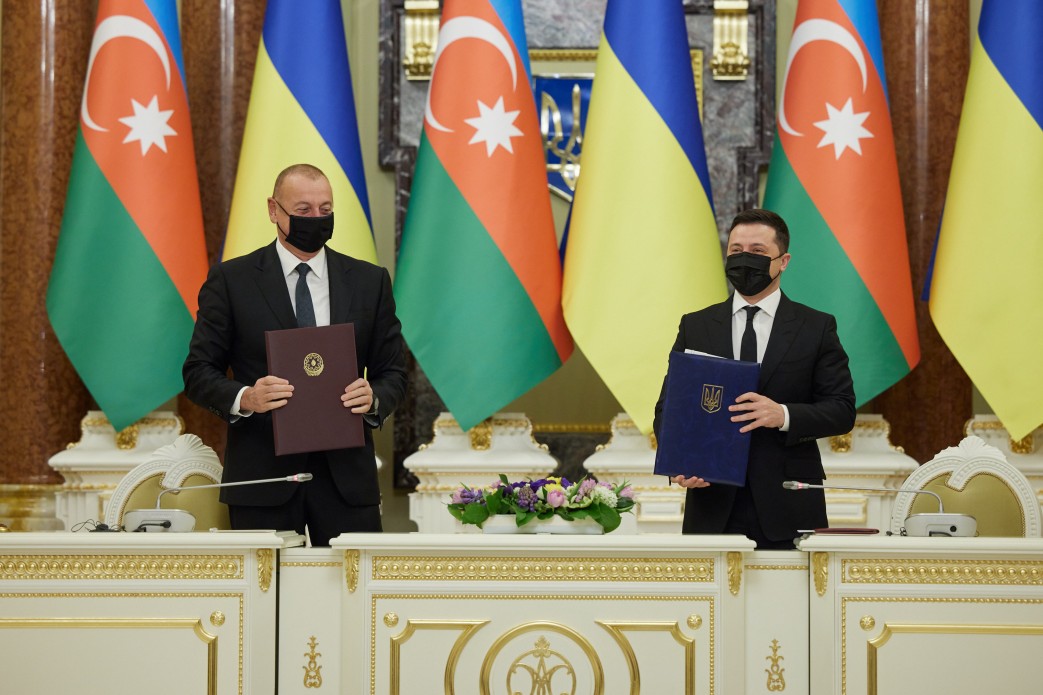 О чем договорились в Киеве президенты Украины и Азербайджана