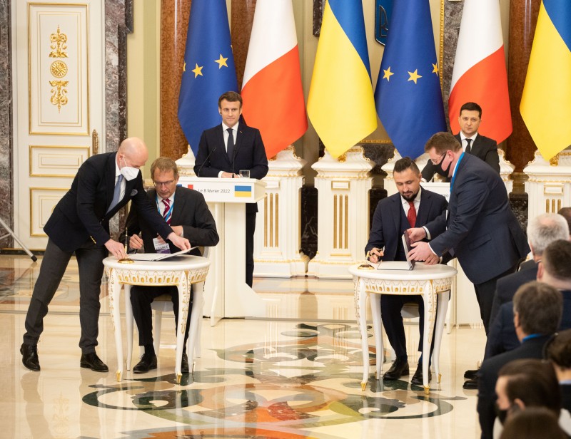 Встреча президентов Украины и Франции. Подписан ряд двусторонних документов