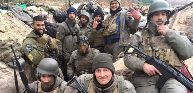 Добровольцы Интернационального легиона уже на боевых позициях под Киевом