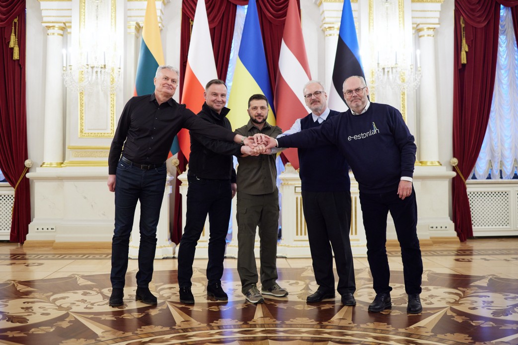 «Настоящие друзья Украины»: Владимир Зеленский встретился с президентами Польши, Литвы, Латвии и Эстонии