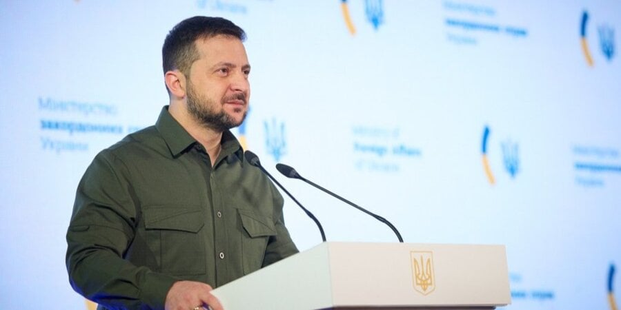 Володимир Зеленський назвав головні завдання на 2023 рік для українських дипломатів