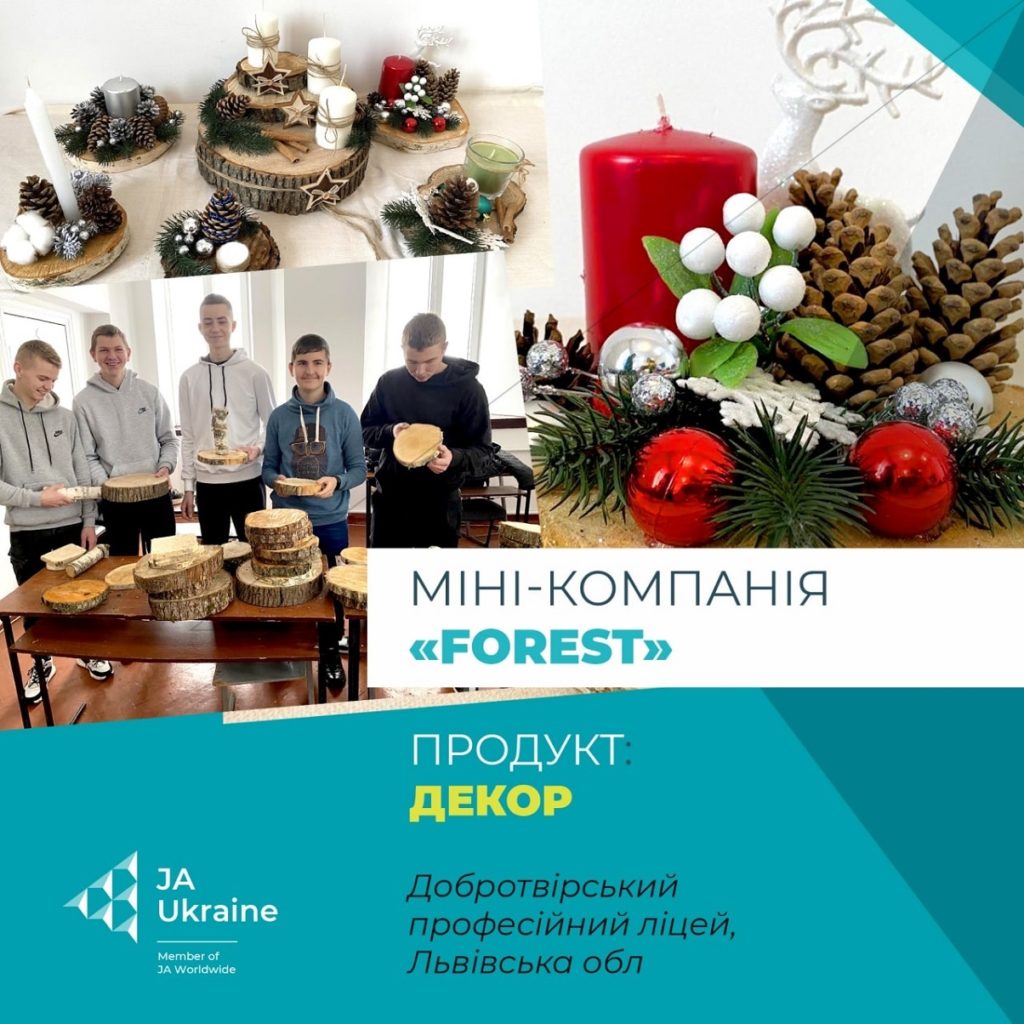 Більше третини зареєстрованих учнівських міні-компаній Львівщини та Буковини розпочали випуск власної продукції та надання послуг