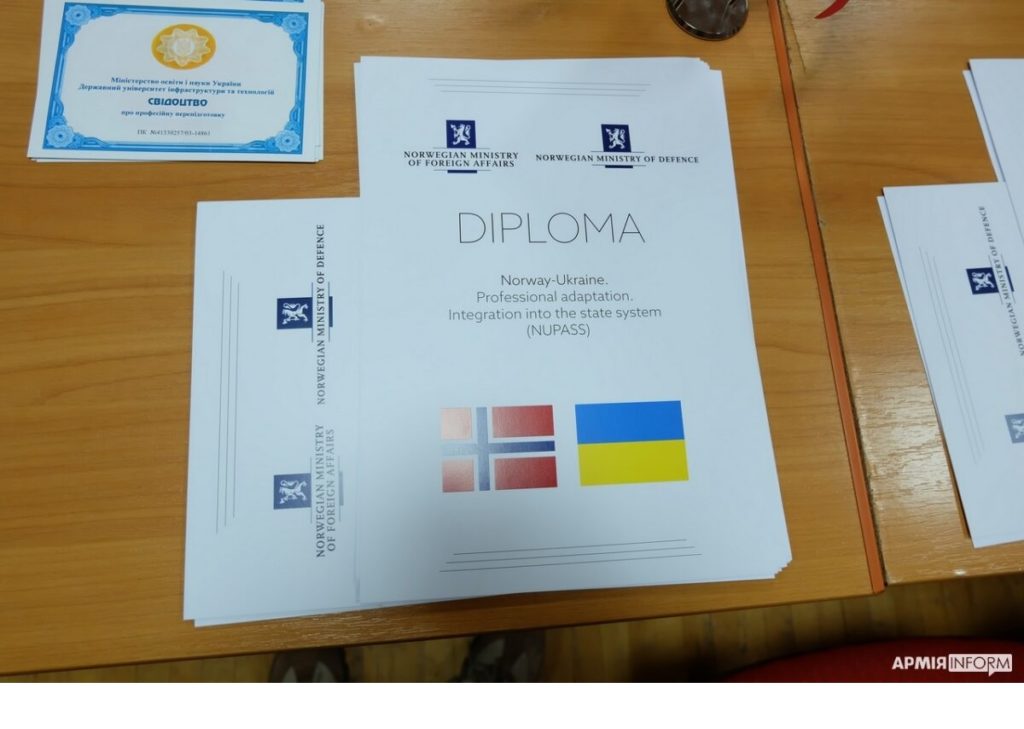 Чергова група ветеранів пройшла перепідготовку в межах проєкту «Норвегія — Україна»