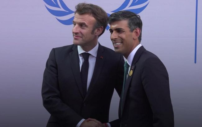 Сунак та Макрон заявили про підтримку України до її перемоги у війні Сунак та Макрон заявили про підтримку України до її перемоги у війні