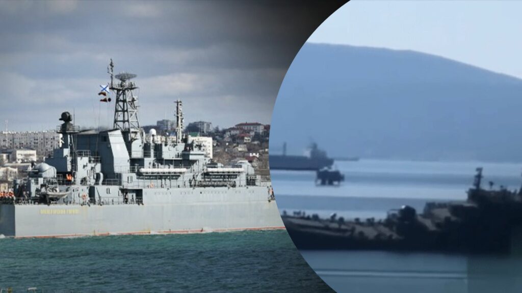 Десантний корабель рф успішно атакував надводний дрон. З’явилися супутникові знімки підбитого ВДК у порту Новоросійська Десантний корабель рф успішно атакував надводний дрон. З’явилися супутникові знімки підбитого ВДК у порту Новоросійська