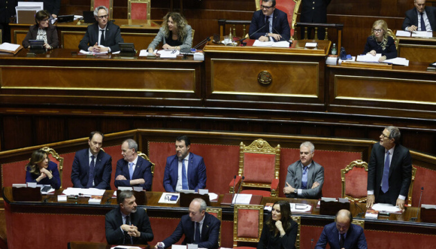 Сенат Італії схвалив рішення уряду щодо військової допомоги Україні у 2024 році Сенат Італії схвалив рішення уряду щодо військової допомоги Україні у 2024 році