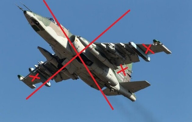 «Приземлили» вражеский самолет. Сбит российский Су-25, атаковавший позиции ВСУ