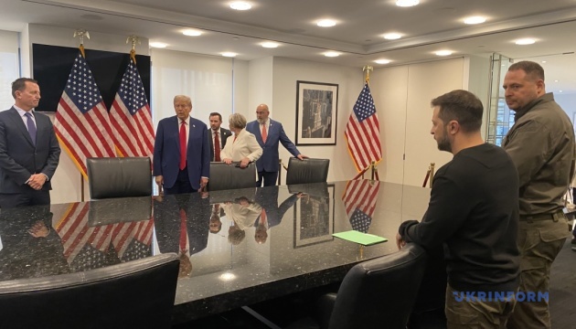 Дональд Трамп назвав «гарним знаком» зустріч із Володимиром Зеленським