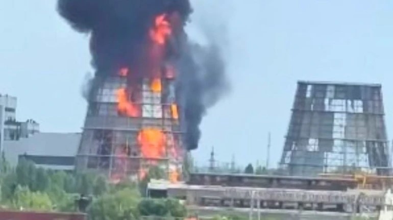 На Белоцерковской ТЭЦ произошел сильный пожар: 2 погибших