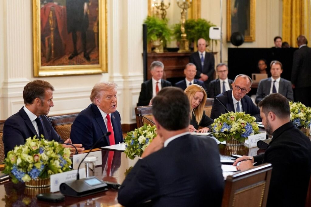 Закончилась пресс-конференция Трампа, Зеленского и европейских лидеров. Основные тезисы Закончилась пресс-конференция Трампа, Зеленского и европейских лидеров. Основные тезисы