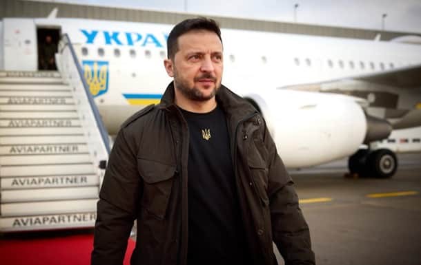 Зеленський прибув до Парижа на зустріч «коаліції рішучих»
