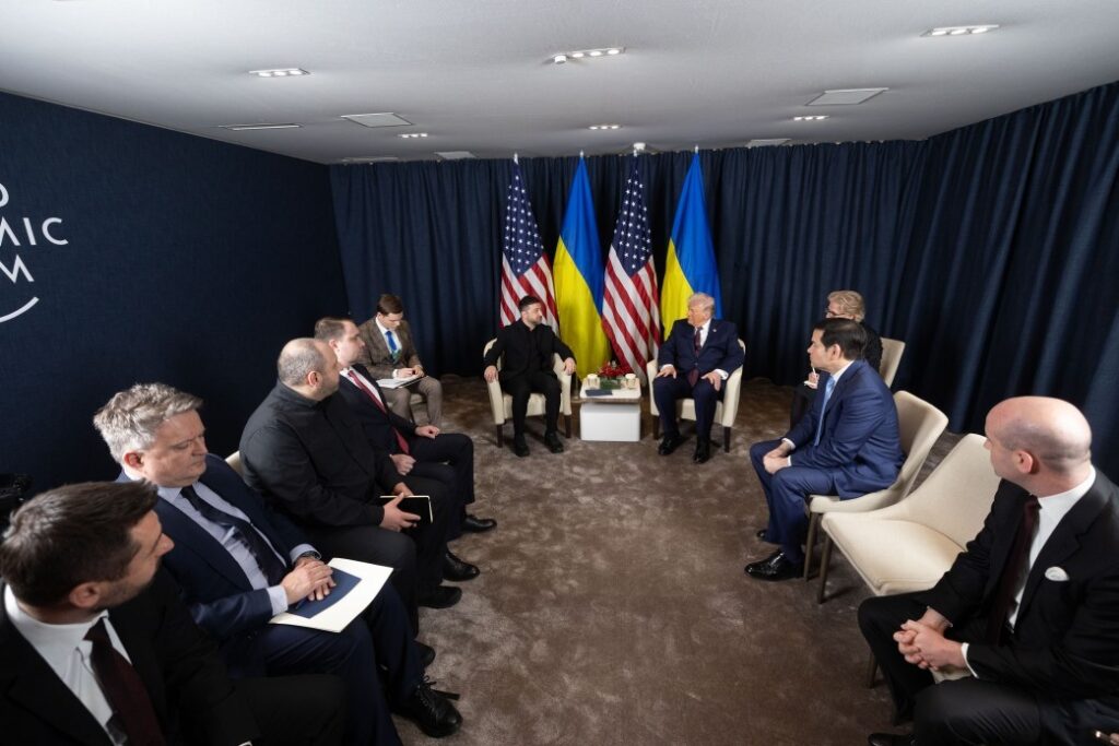 Зеленский рассказал, о чем договорился с Трампом в Давосе