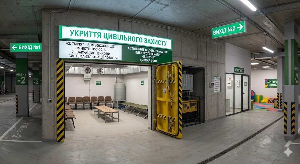 Зеленський підписав закон про обов’язкове будівництво укриттів у всіх новобудовах