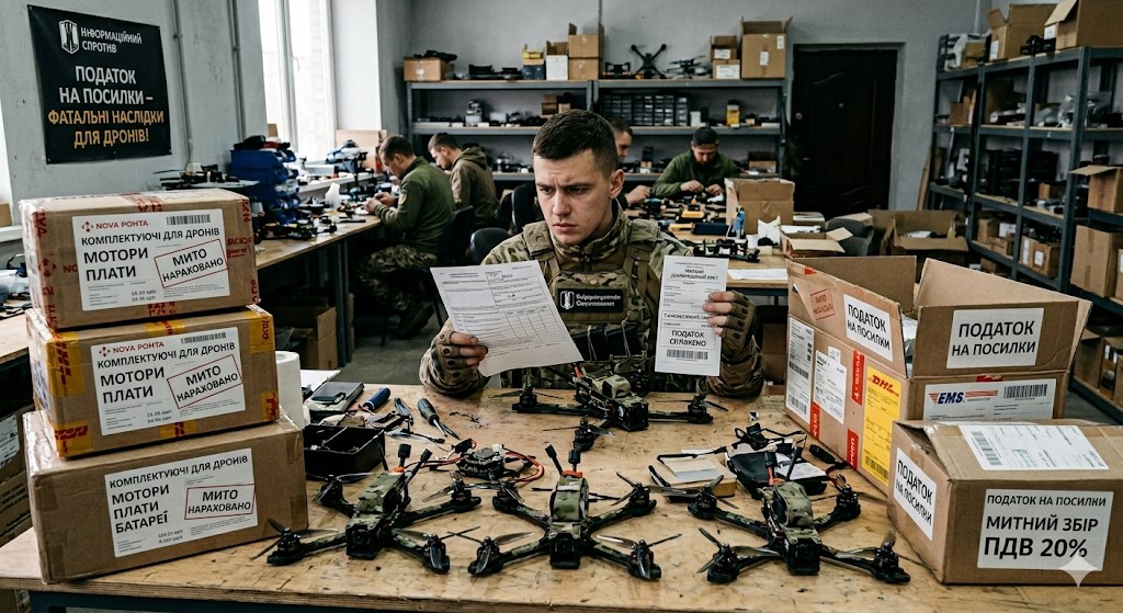 Parcel tax will hit the defense: “Information Resistance” warns of fatal consequences for the production of drones