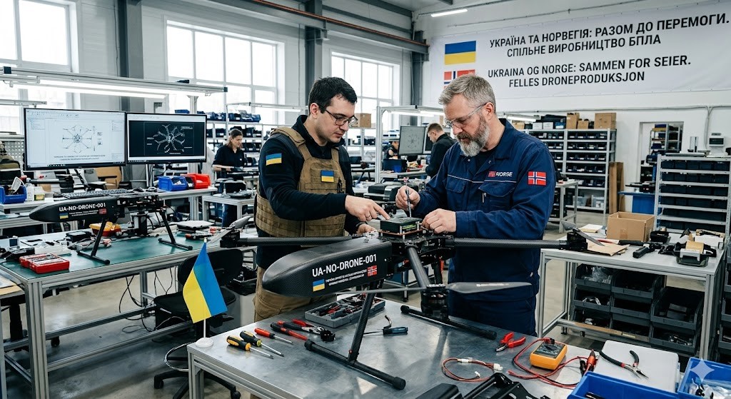Україна та Норвегія запускають спільне виробництво mid-strike дронів для Сил оборони