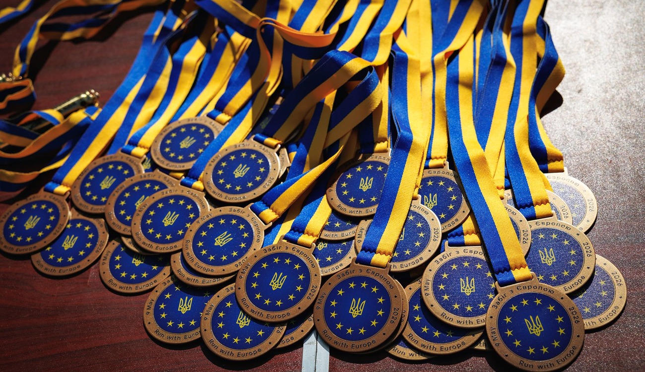 Забіг «Біжу з Європою» відбувся у Києві на підтримку військових та спільних європейських цінностей Забіг «Біжу з Європою» відбувся у Києві на підтримку військових та спільних європейських цінностей