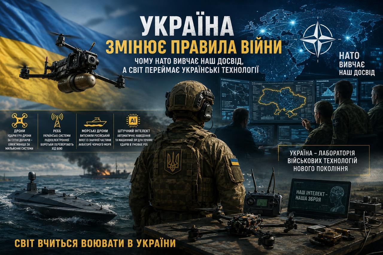 Украина меняет правила войны: НАТО изучает наши инновации и боевой опыт Украина меняет правила войны: НАТО изучает наши инновации и боевой опыт