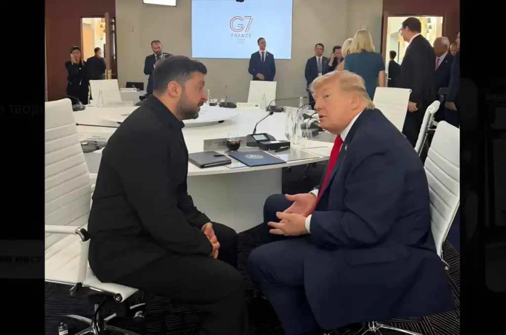 Що відбувається на саміті G7: Зеленський поговорив із Трампом, а лідери Заходу заговорили про перелом у війні Що відбувається на саміті G7: Зеленський поговорив із Трампом, а лідери Заходу заговорили про перелом у війні