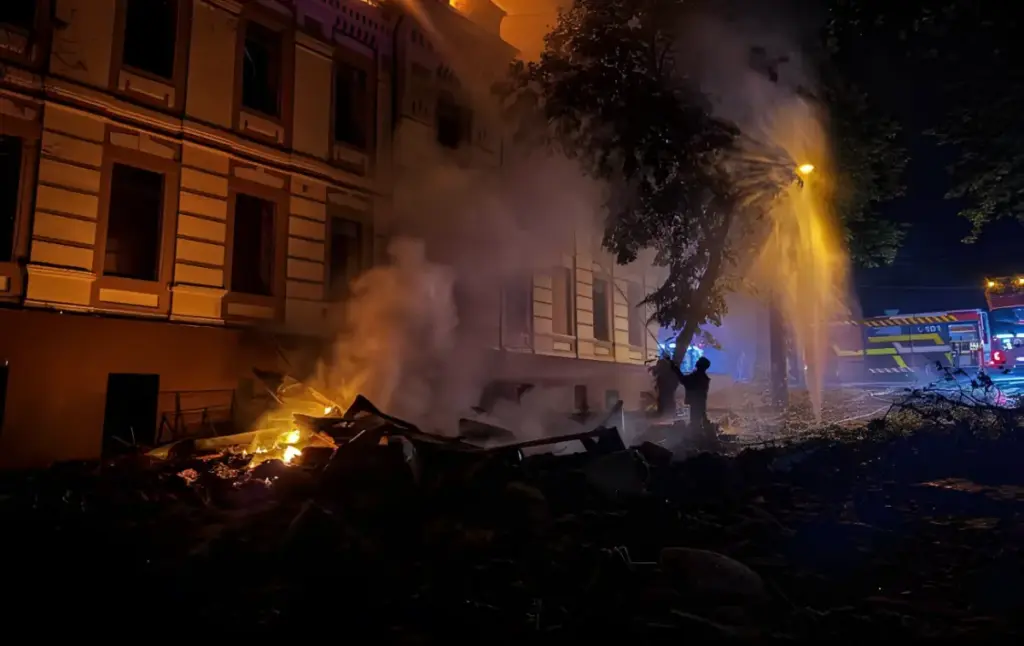 Атака на Київ: поранених уже 17, пошкоджено 22 будинки і 47 авто. Знищено завод UKRTAC та логістичний хаб на Київщині Атака на Київ: поранених уже 17, пошкоджено 22 будинки і 47 авто. Знищено завод UKRTAC та логістичний хаб на Київщині