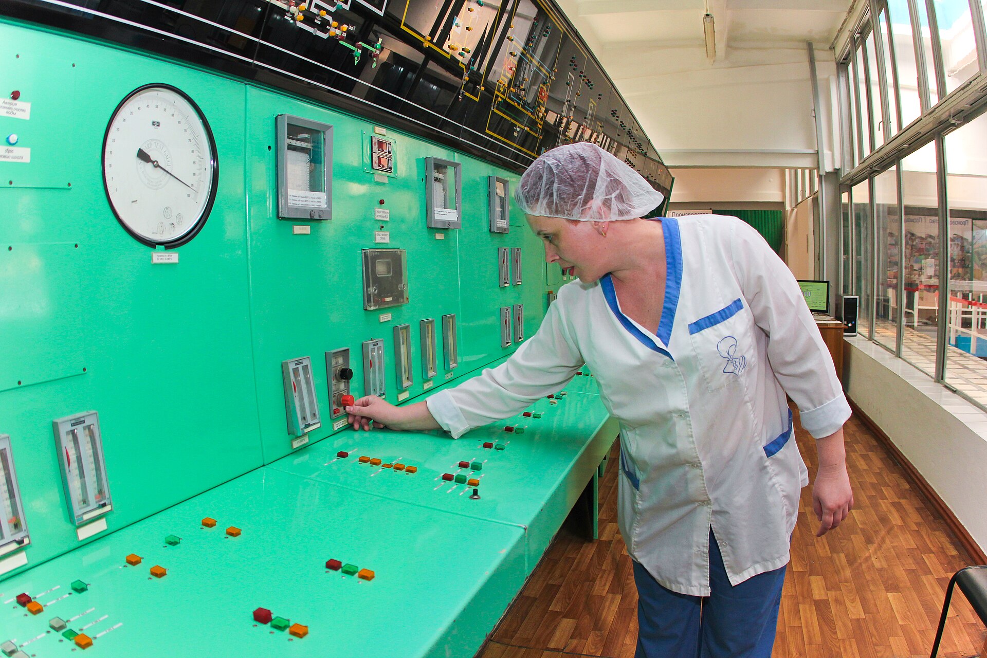 Ukrainian industrial factory production
