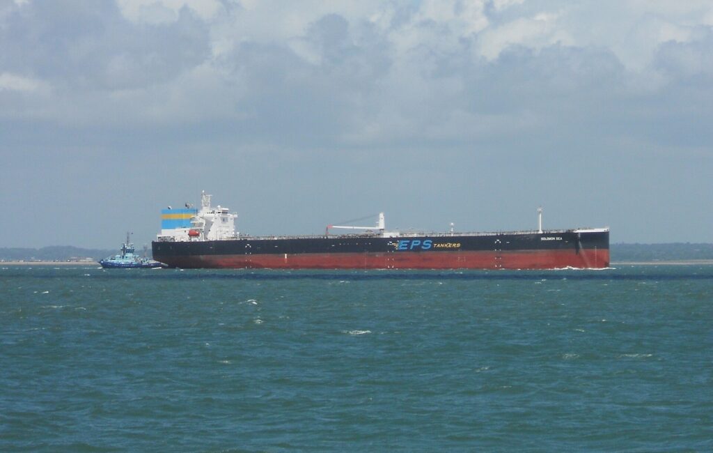 oil tanker ship sea