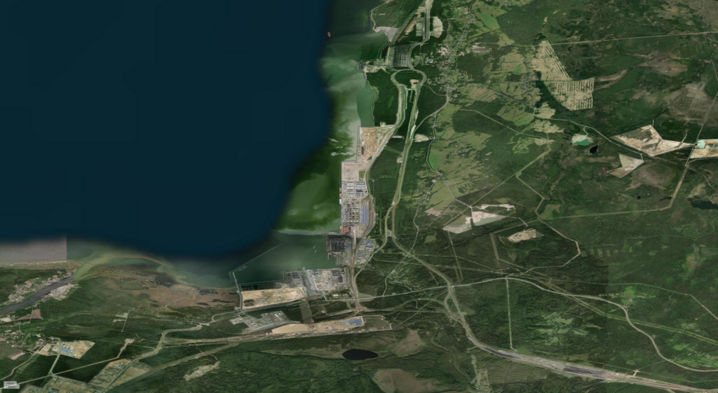 Novatek Ust-Luga complex; Leningrad region industrial site Novatek Ust-Luga complex; Leningrad region industrial site