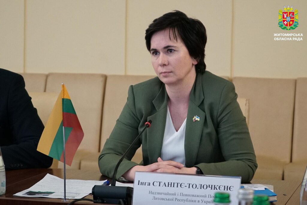 Inga Stanyte-Tolockiene; Volodymyr Zelenskyy; Ukraine energy infrastructure Inga Stanyte-Tolockiene; Volodymyr Zelenskyy; Ukraine energy infrastructure