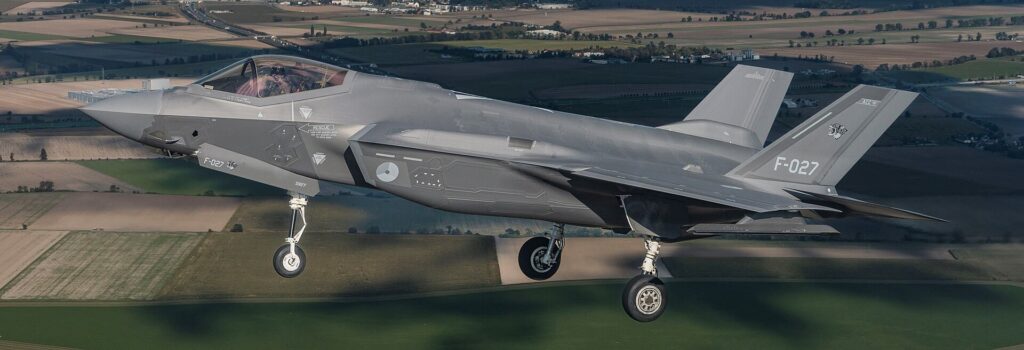 Warsaw military parade; Polish army soldiers; F-35 fighter jet Poland