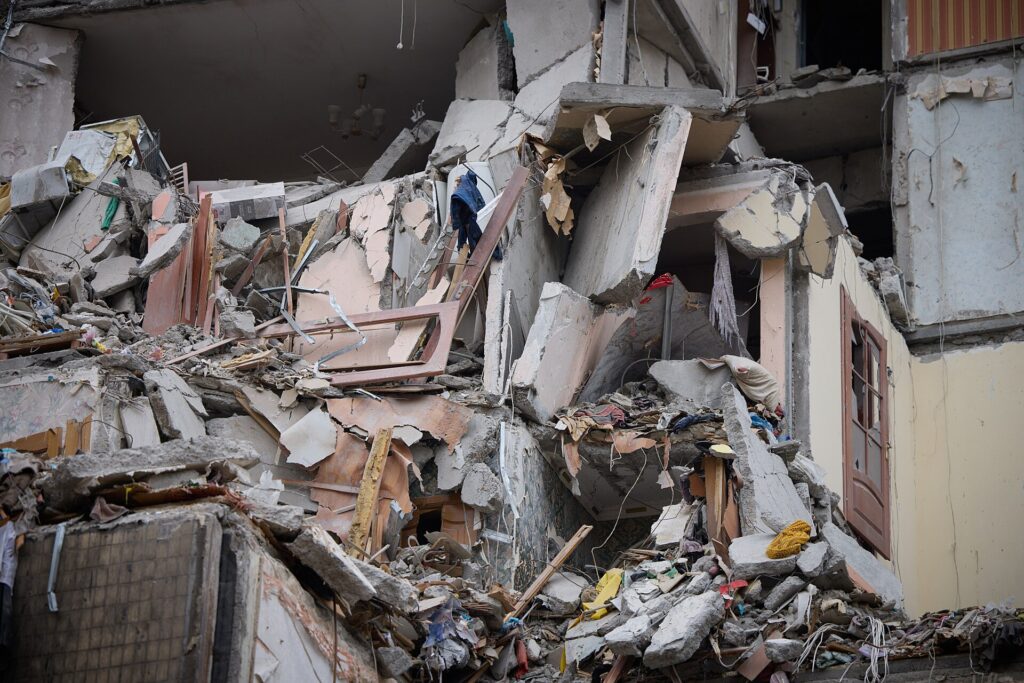 Odesa region strike damaged building; Odesa regional emergency services