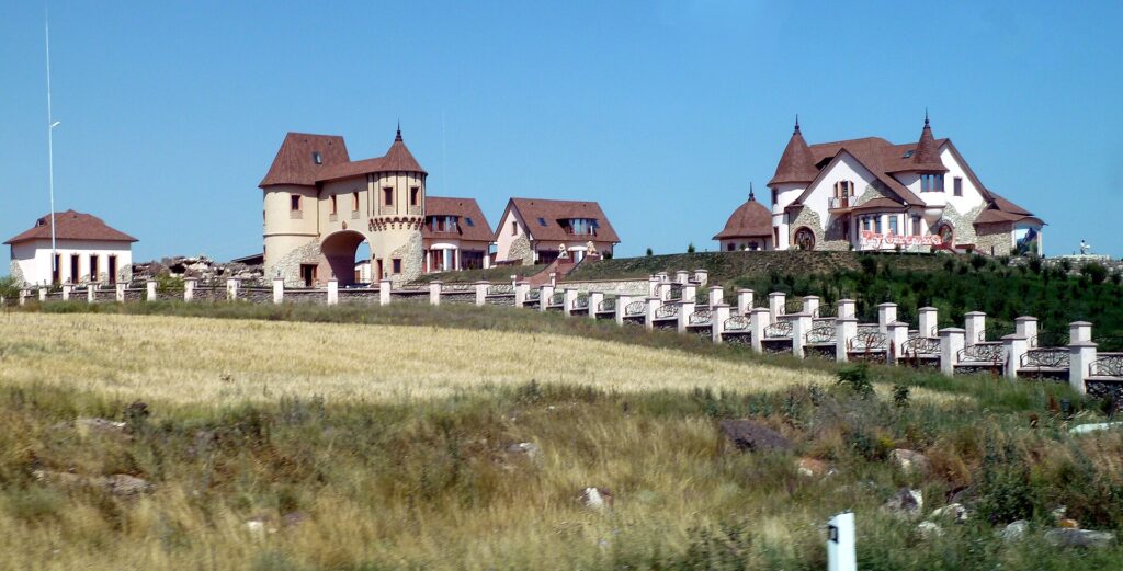 Rublyovka district Moscow; Vladimir Putin residence; luxury gated community
