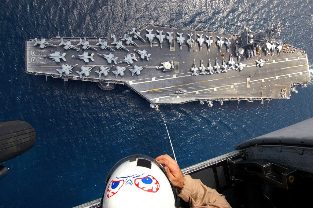 Strait of Hormuz oil tanker; US military ship; Fort Bragg