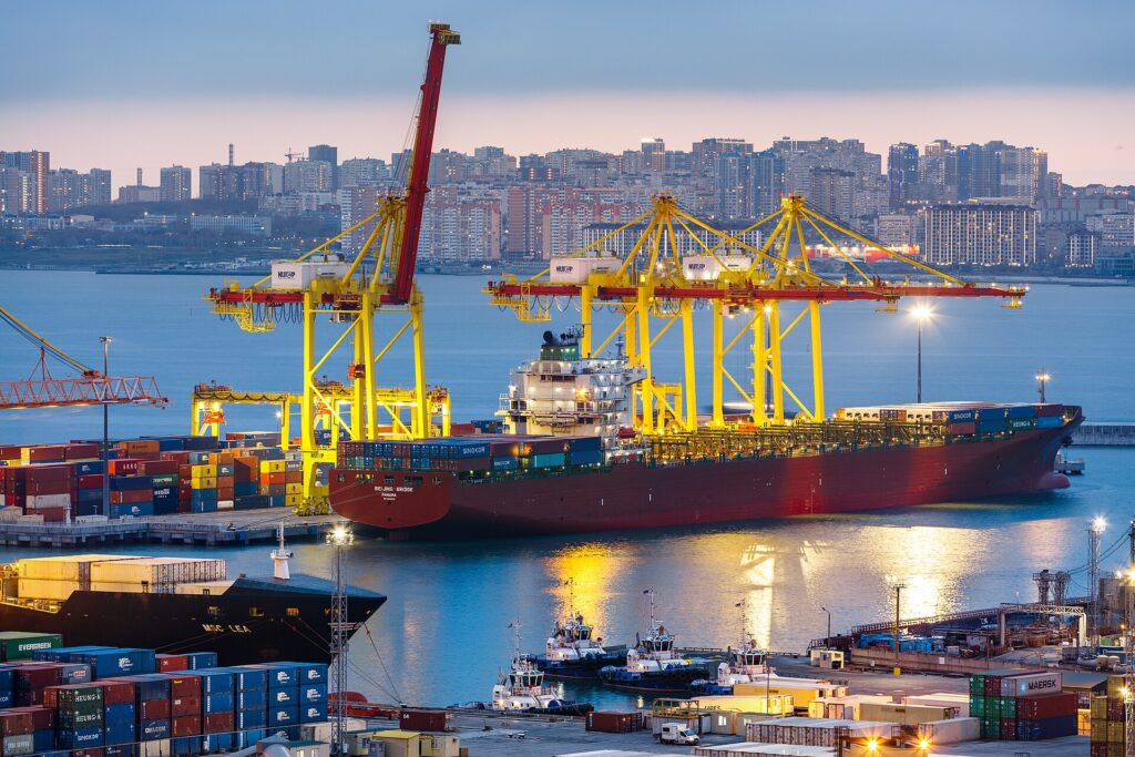 Black Sea port infrastructure; Novorossiysk oil terminal; Danube port