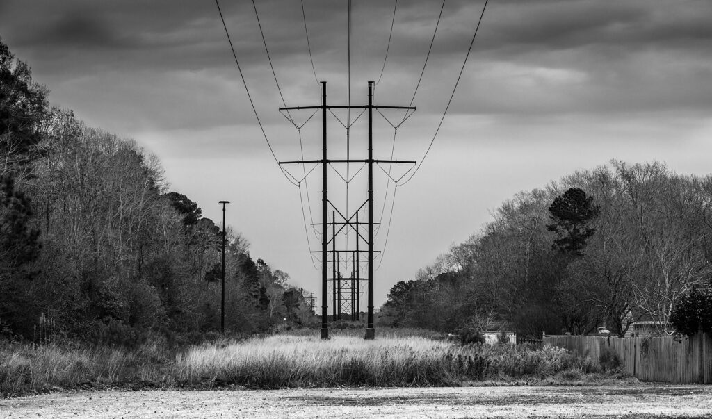 power transmission lines