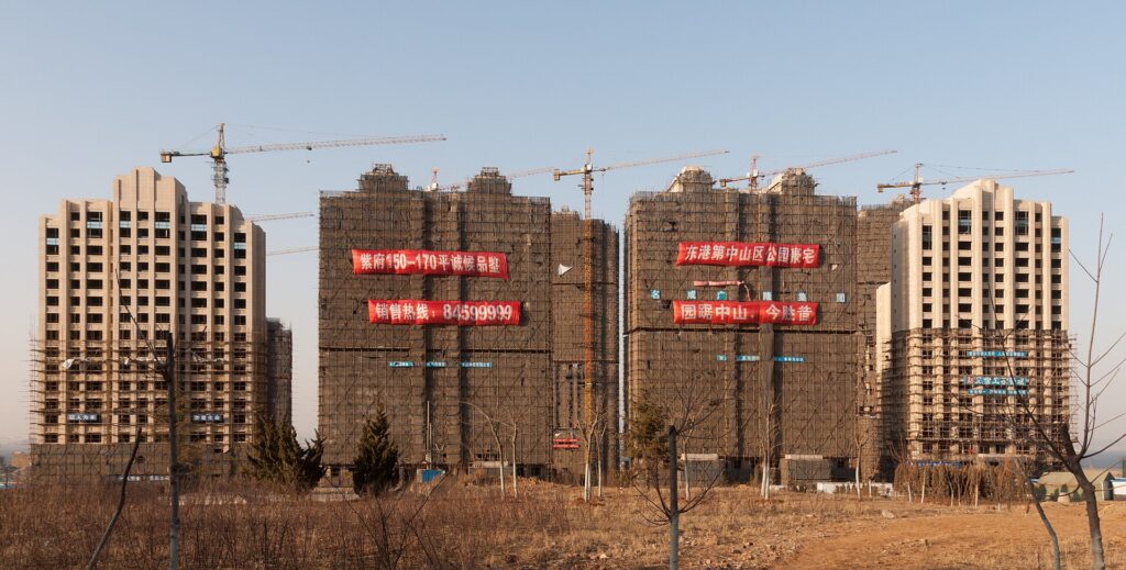 residential construction site; destroyed housing Ukraine; reconstruction housing project residential construction site; destroyed housing Ukraine; reconstruction housing project