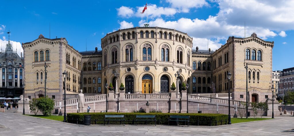 Norway parliament building