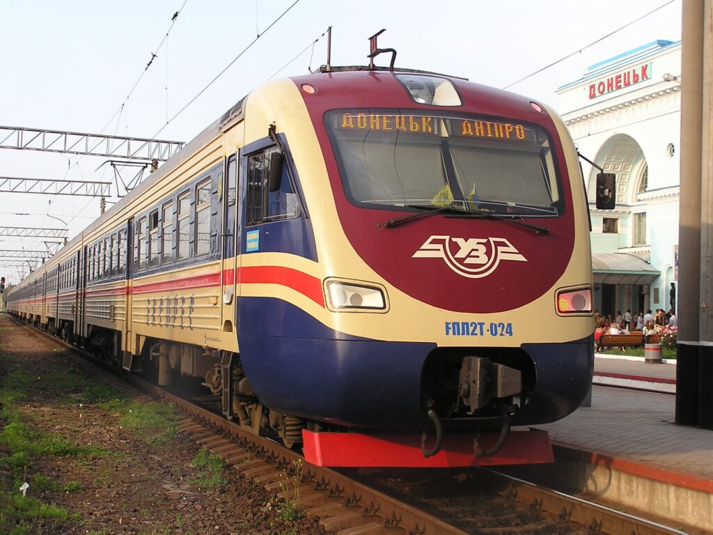 Ukrzaliznytsia train Ukrzaliznytsia train