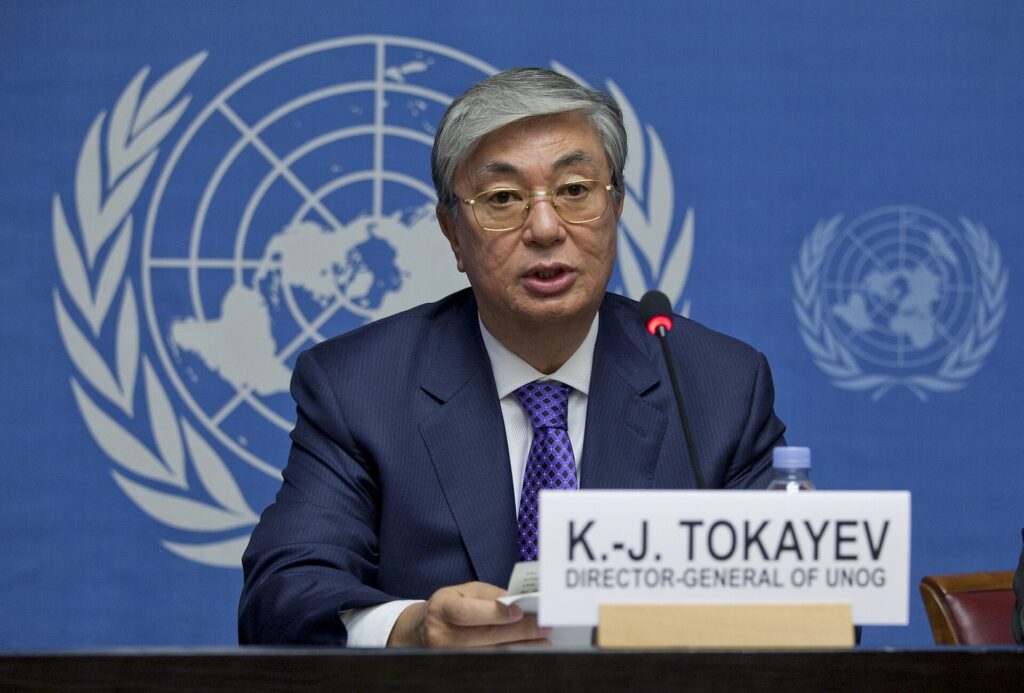Kassym-Jomart Tokayev; Astana parliament Kassym-Jomart Tokayev; Astana parliament