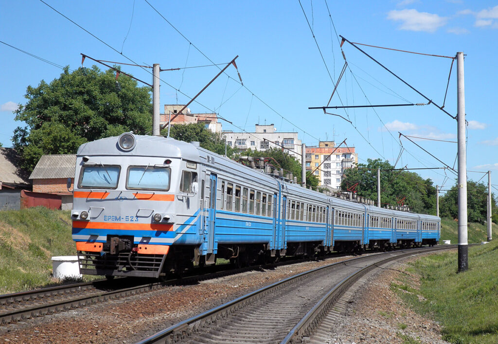 Ukrainian electric train