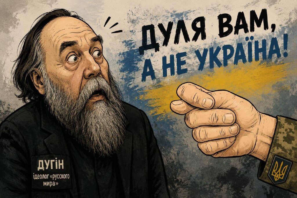 To Dugin regarding Ukraine: You get nothing, but the boomerang is already on its way To Dugin regarding Ukraine: You get nothing, but the boomerang is already on its way