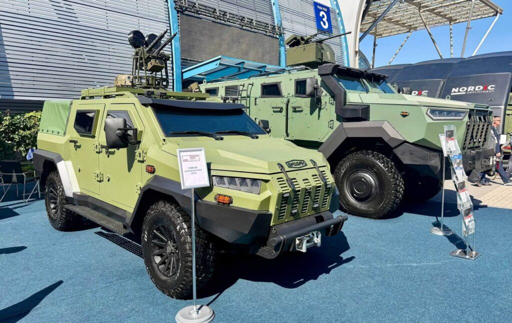 Компания «Украинская бронетехника» презентовала новые бронемашины «Сайгак-1» и «Варта-3» на выставке MSPO-2026 Компания «Украинская бронетехника» презентовала новые бронемашины «Сайгак-1» и «Варта-3» на выставке MSPO-2026