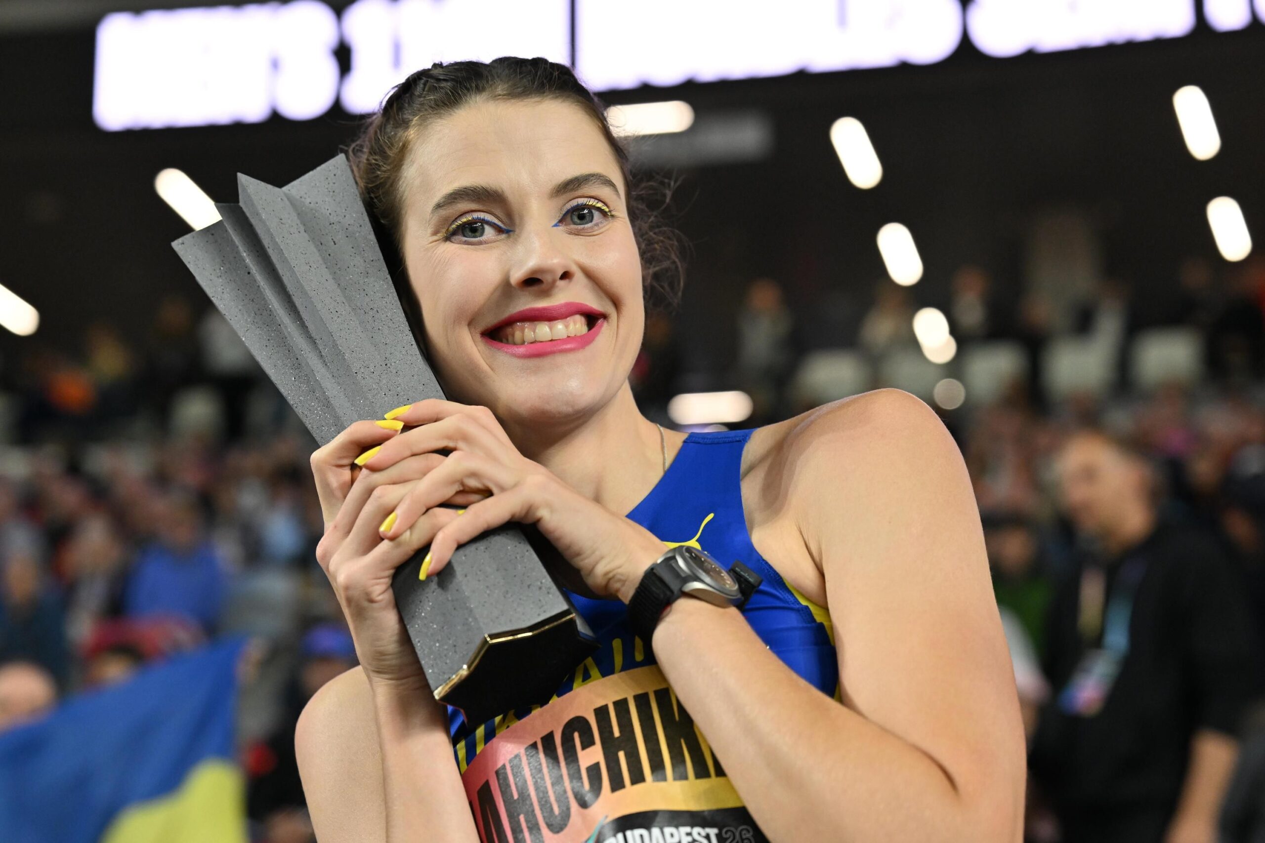 Yaroslava Mahuchikh wins the inaugural World Athletics Ultimate Championship in women’s high jump
